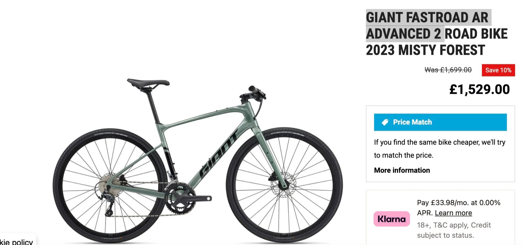 Giant Fastroad AR Advanced 2 2023