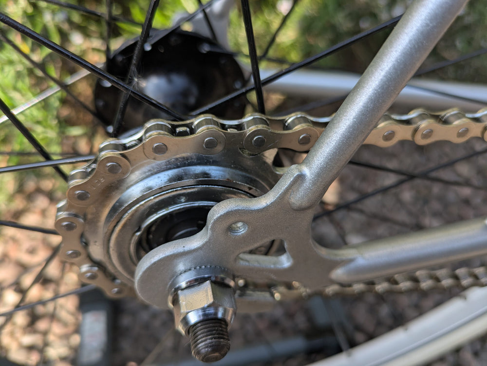 Freddy Grubb Reynolds 531 single speed road bike