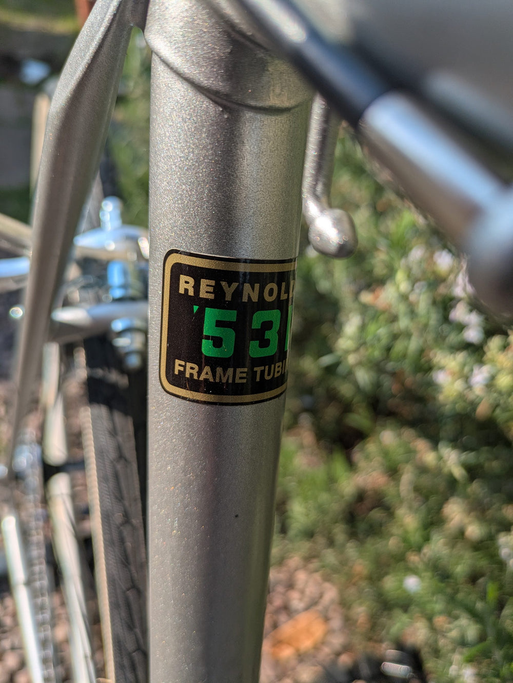 Freddy Grubb Reynolds 531 single speed road bike