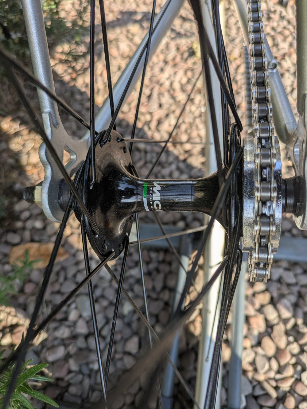 Freddy Grubb Reynolds 531 single speed road bike