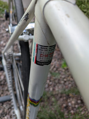 Colnago Saronni Tecnotrat road bike, frame, Campagnolo Cinelli