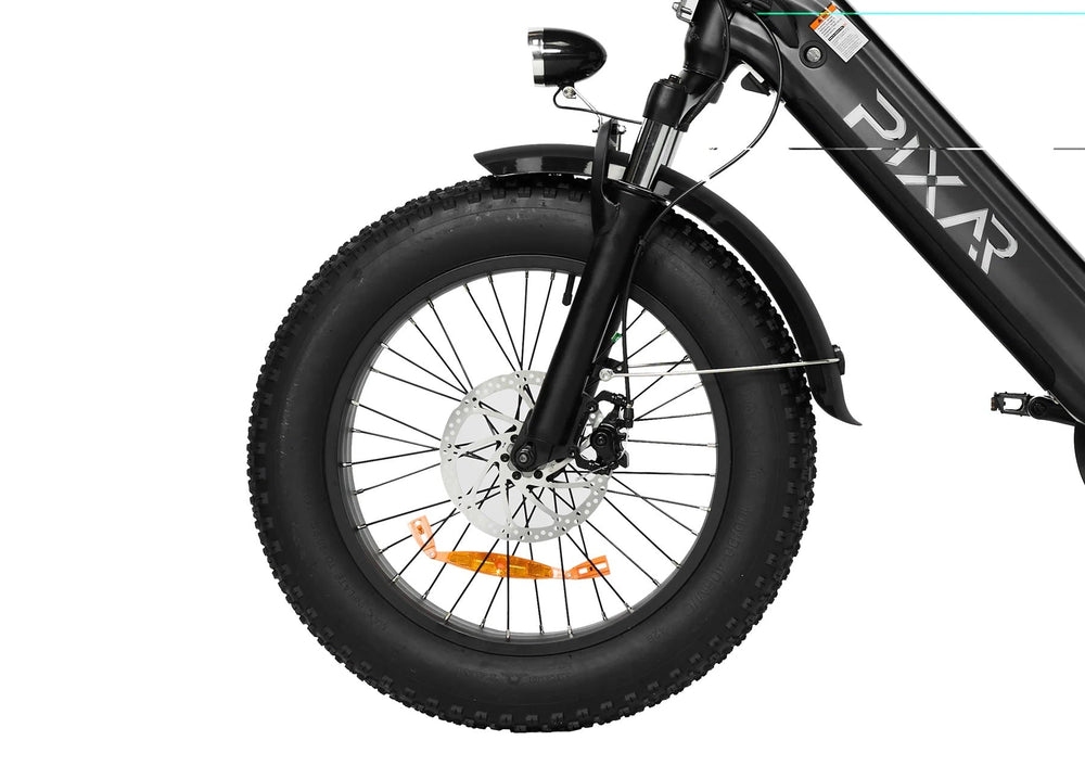 PIXAR Ride1 500W Peak Fat Tyre 48V 10.4Ah 20mph Range