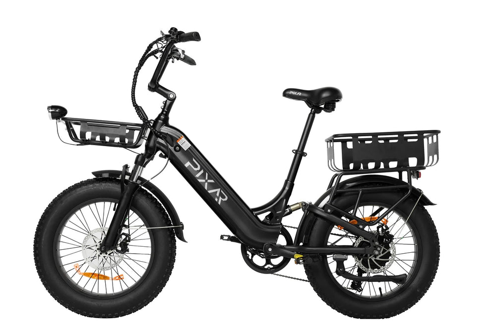 PIXAR Ride1 500W Peak Fat Tyre 48V 10.4Ah 20mph Range