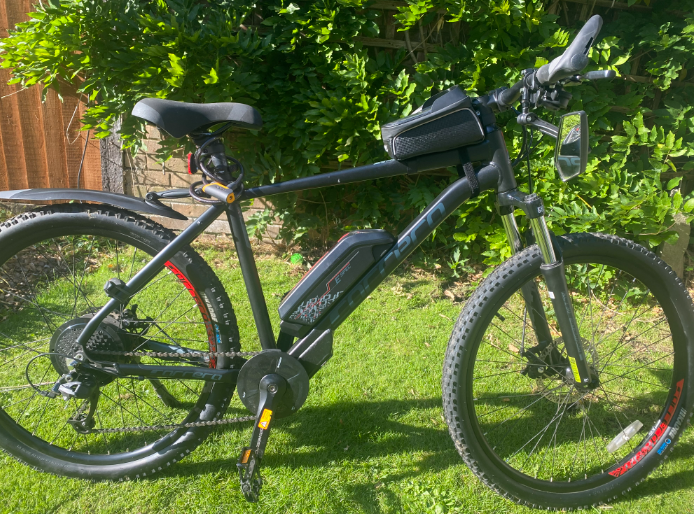 Carrera Vengeance E Mens Electric Mountain Bike Microshift 2.1 2023