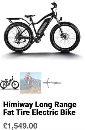 Himiway D3 Cruiser Fat Tire 2024