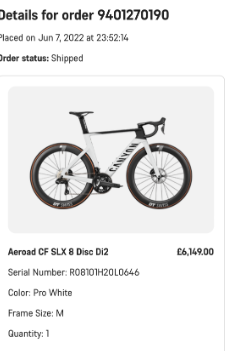 Canyon Aeroad CF SLX 8 Disc Di2 2022