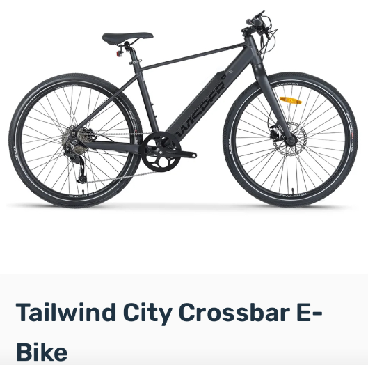 Wisper City tailwind crossbar E-bike 2024