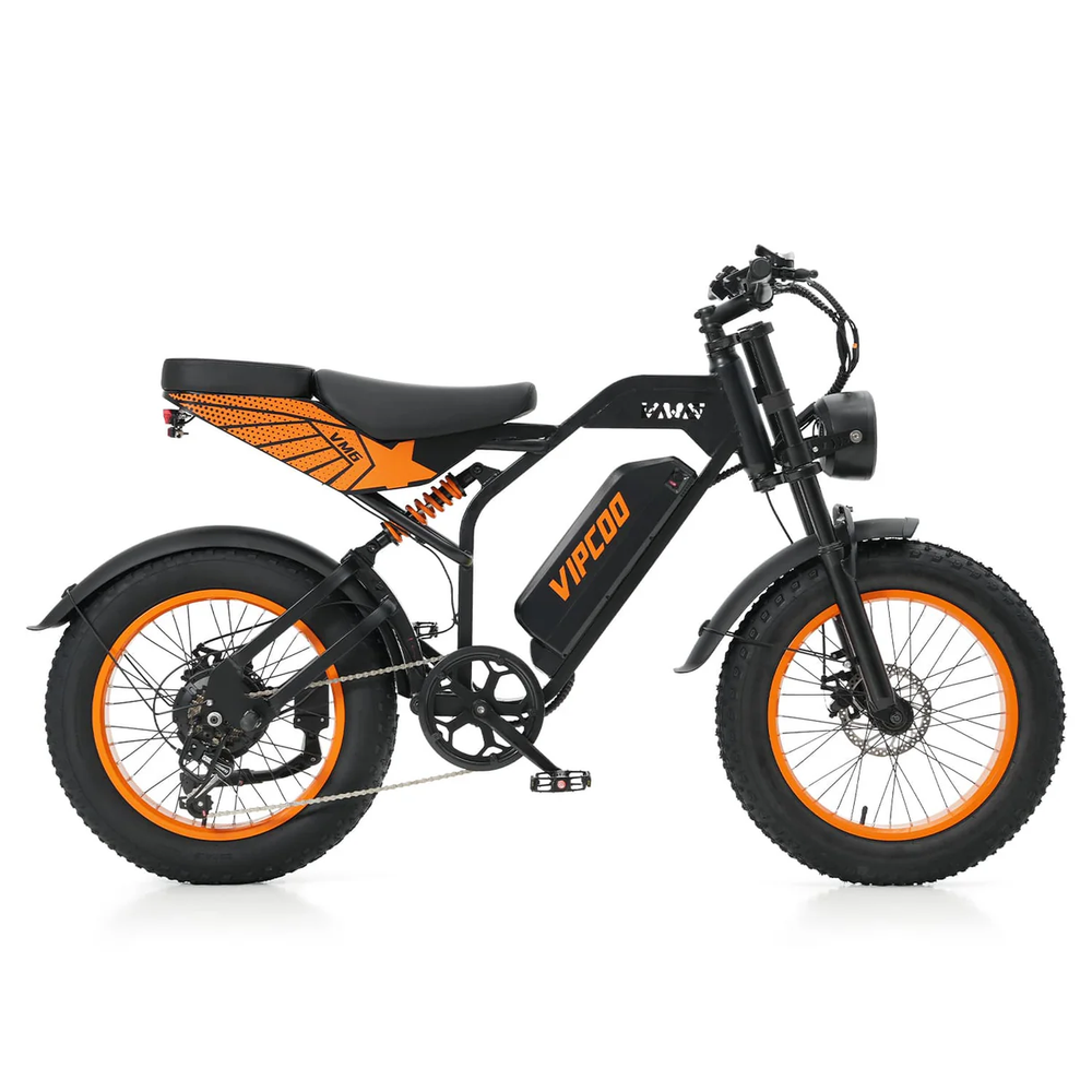 VIPCOO VM6 750W Fat Tyre – Long Range 48V 18.2Ah
