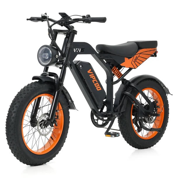 VIPCOO VM6 750W Fat Tyre – Long Range 48V 18.2Ah