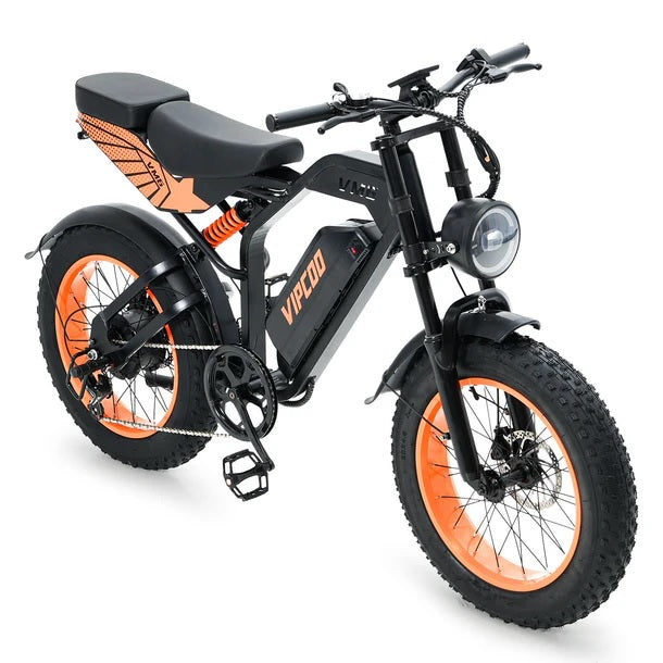 VIPCOO VM6 750W Fat Tyre – Long Range 48V 18.2Ah