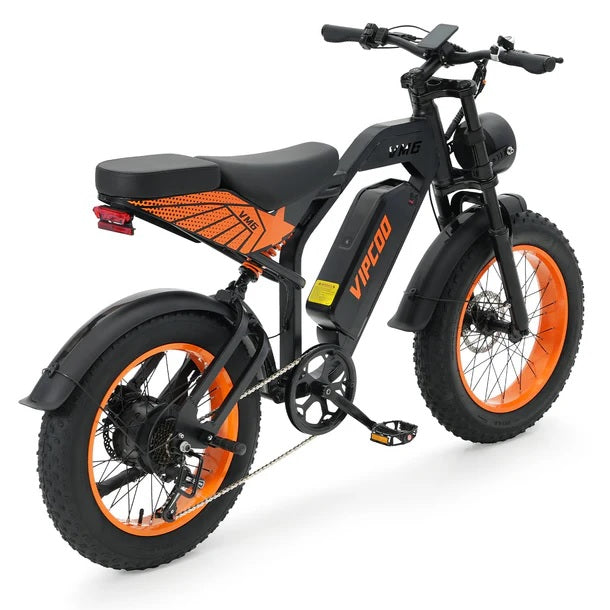 VIPCOO VM6 750W Fat Tyre – Long Range 48V 18.2Ah