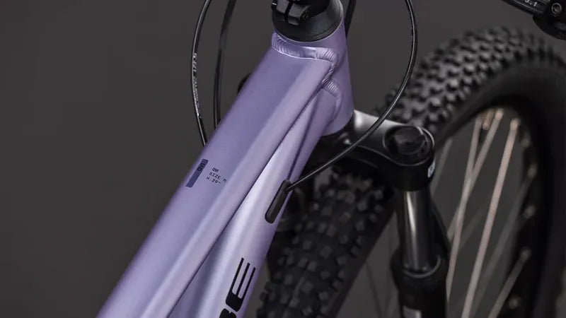 Cube Aim One Mountain Bike in Light Purple/Chrome 2026