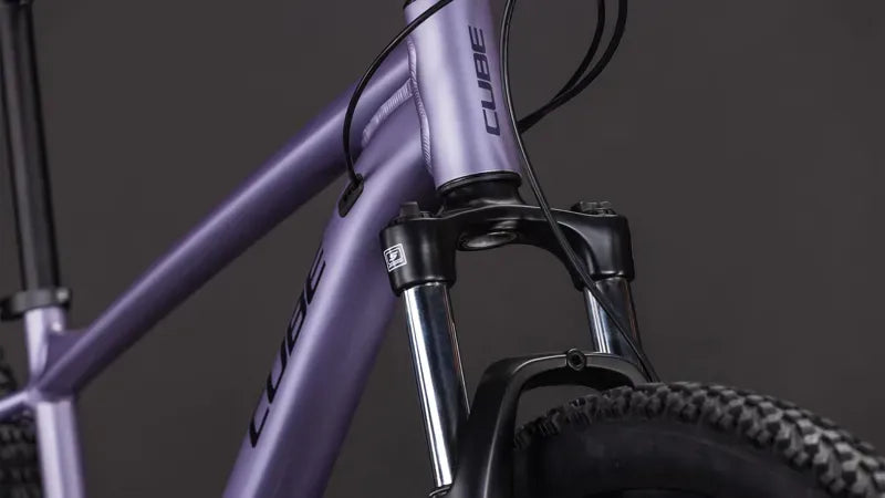 Cube Aim One Mountain Bike in Light Purple/Chrome 2026