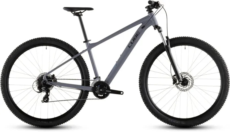 Cube Aim One Mountain Bike in Smoke/Black 2026