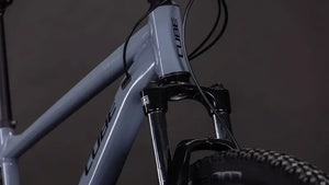 Cube Aim One Mountain Bike in Smoke/Black 2026