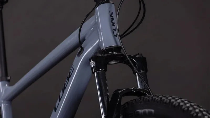 Cube Aim One Mountain Bike in Smoke/Black 2026