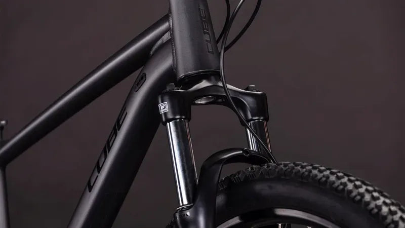 Cube Aim Pro Mountain Bike In Slate Black/Black 2026