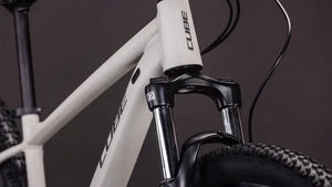 Cube Aim Pro Mountain Bike In Greige/Titan 2026
