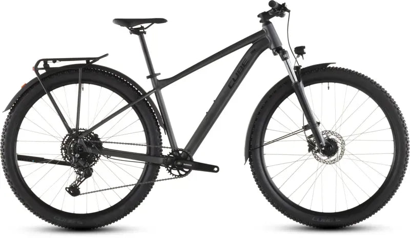 Cube Aim Pro Fe Mountain Bike in Slate Black/Black 2026