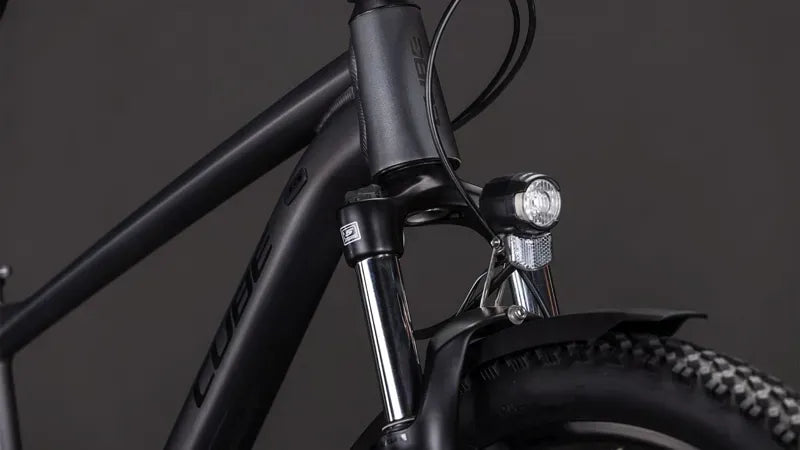 Cube Aim Pro Fe Mountain Bike in Slate Black/Black 2026