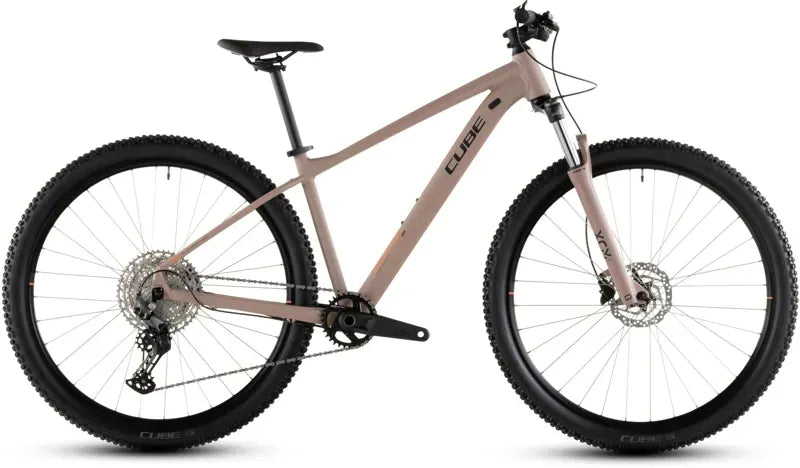 Cube Aim SLX Mountain Bike in Blush Rose/Black 2026