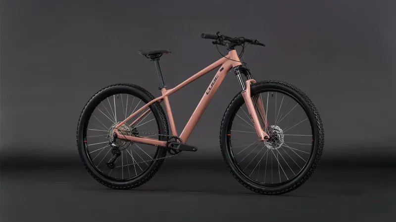 Cube Aim SLX Mountain Bike in Blush Rose/Black 2026