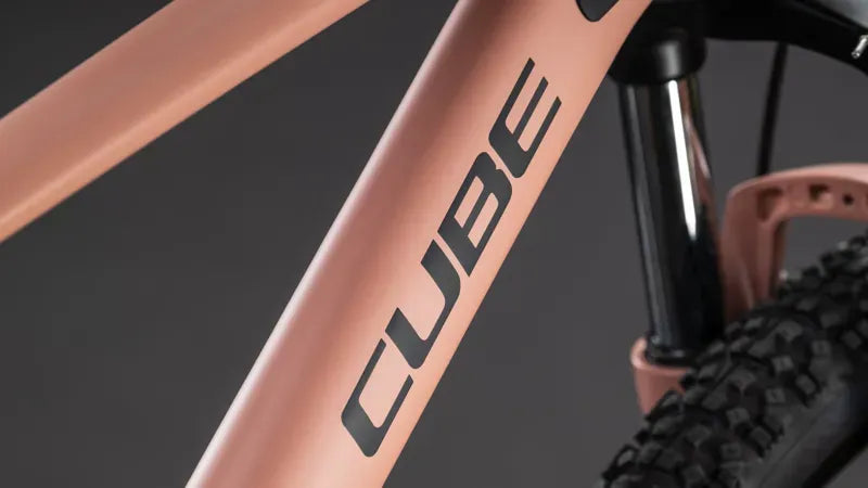 Cube Aim SLX Mountain Bike in Blush Rose/Black 2026