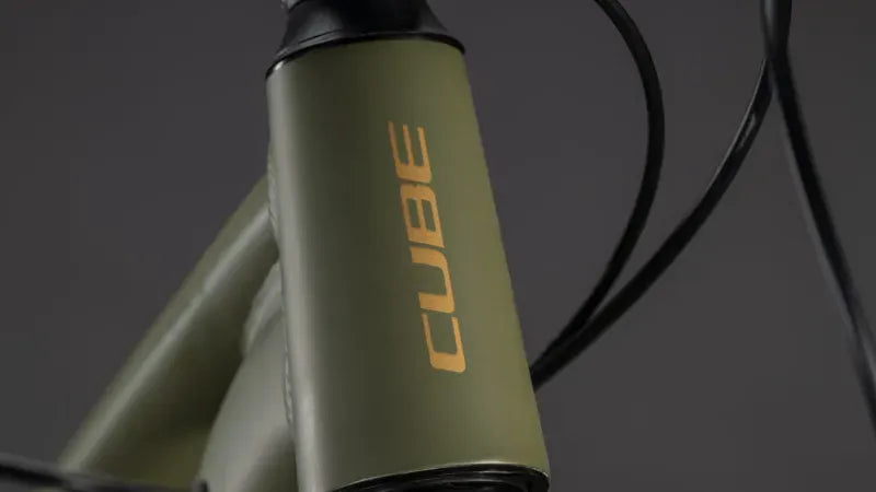 Cube Aim SLX Mountain Bike in Dusty Olive/Gold 2026