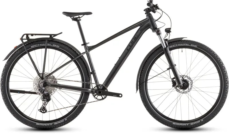 Cube Aim SLX FE Mountain Bike in Slate Black/Black 2026