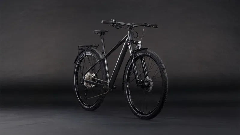 Cube Aim SLX FE Mountain Bike in Slate Black/Black 2026