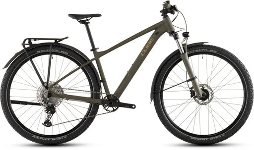 Cube Aim SLX FE Mountain Bike in Dusty Olive/Gold 2026