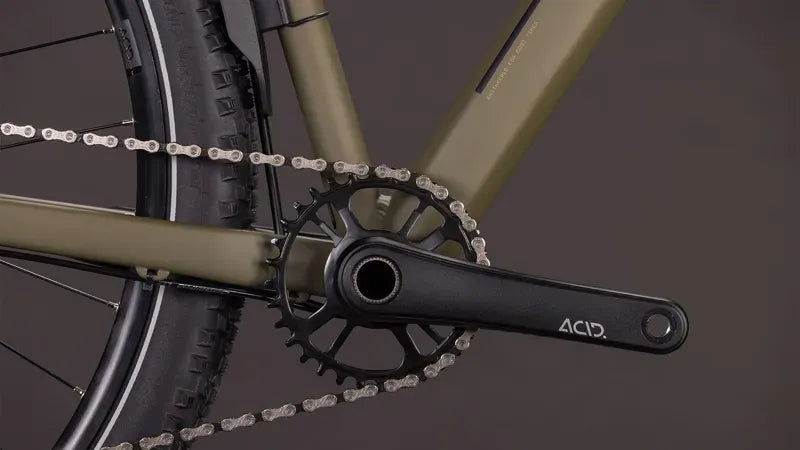 Cube Aim SLX FE Mountain Bike in Dusty Olive/Gold 2026