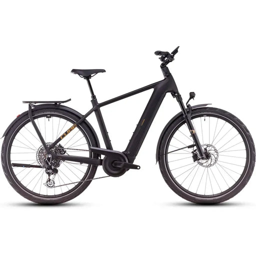 Cube Kathmandu Hybrid SLT Electric Bike in Gold Dust/Black 2025