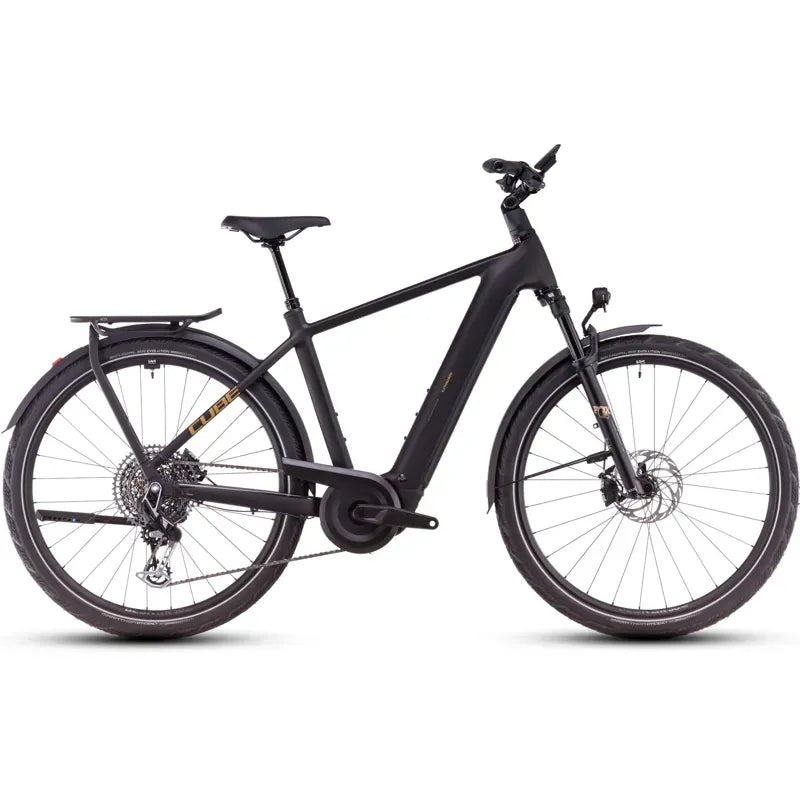 Cube Kathmandu Hybrid SLT Electric Bike in Gold Dust/Black 2025