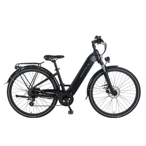 Dawes Spire 1.0 Low Step Electric Hybrid Bike in Black 2025