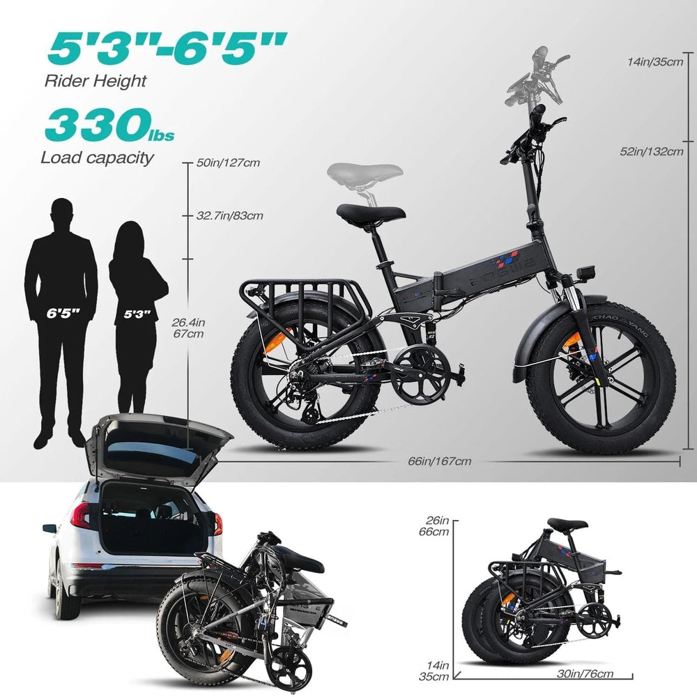 ENGWE ENGINE Pro Fat Tire 1000W Peak