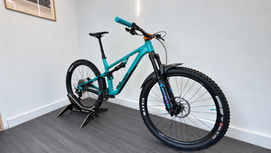Merida One-Forty 700 29er - Teal Burgtec stem and bar Peatys