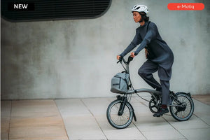 Brompton T Line 4 Speed e-Motiq Mid Bar 2026 Electric Folding Bike