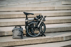 Brompton T Line 4 Speed e-Motiq Mid Bar 2026 Electric Folding Bike