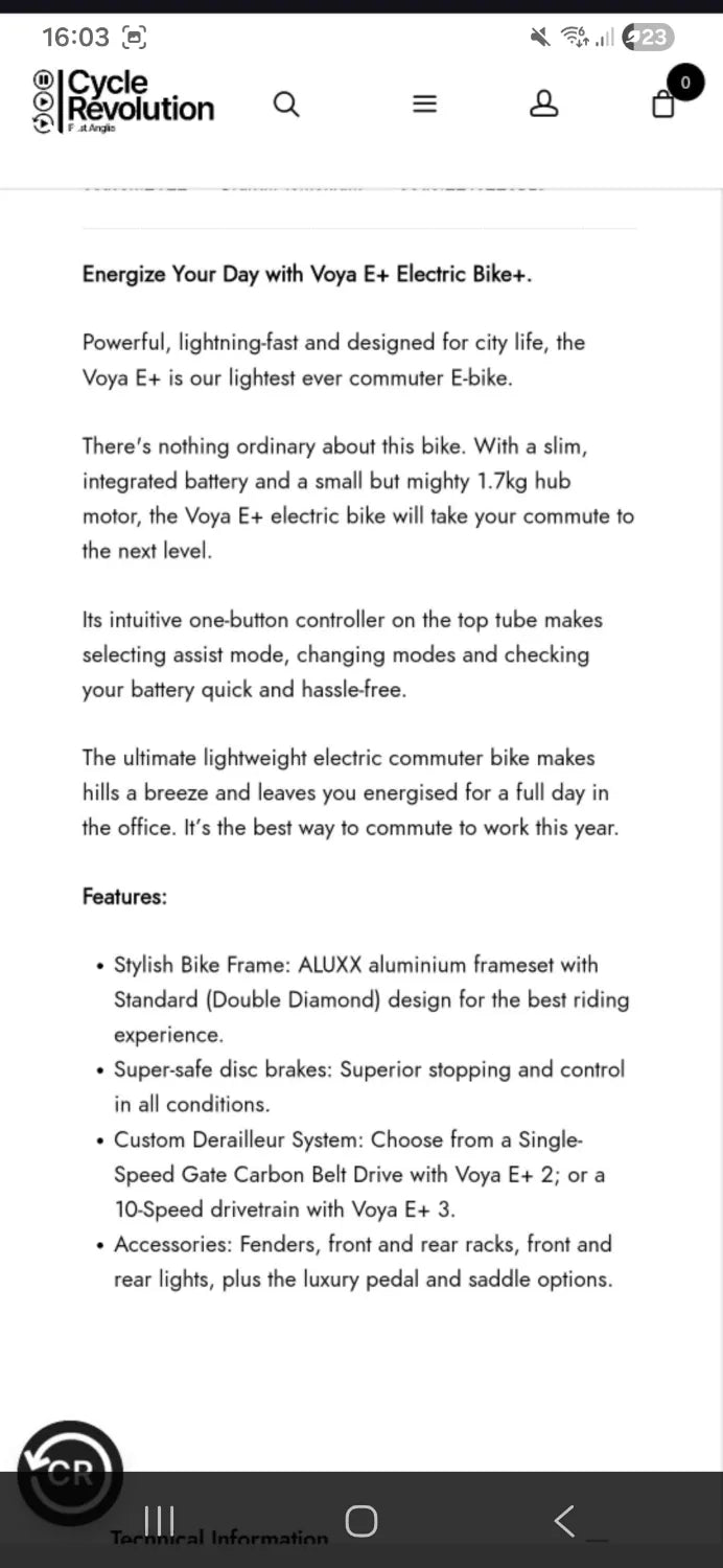 Momentum Voya E+ 3 2022