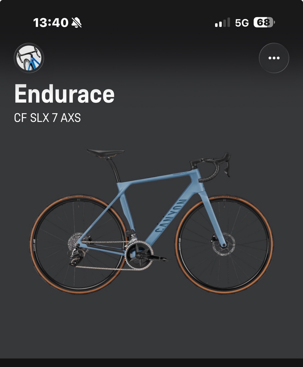 自転車本体 Canyon Endurace CF SLX 7 AXS placid blue Endurace CF