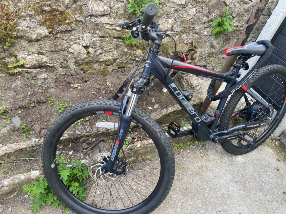 Carrera Vengeance E Mens Electric Mountain Bike 2.1 2023