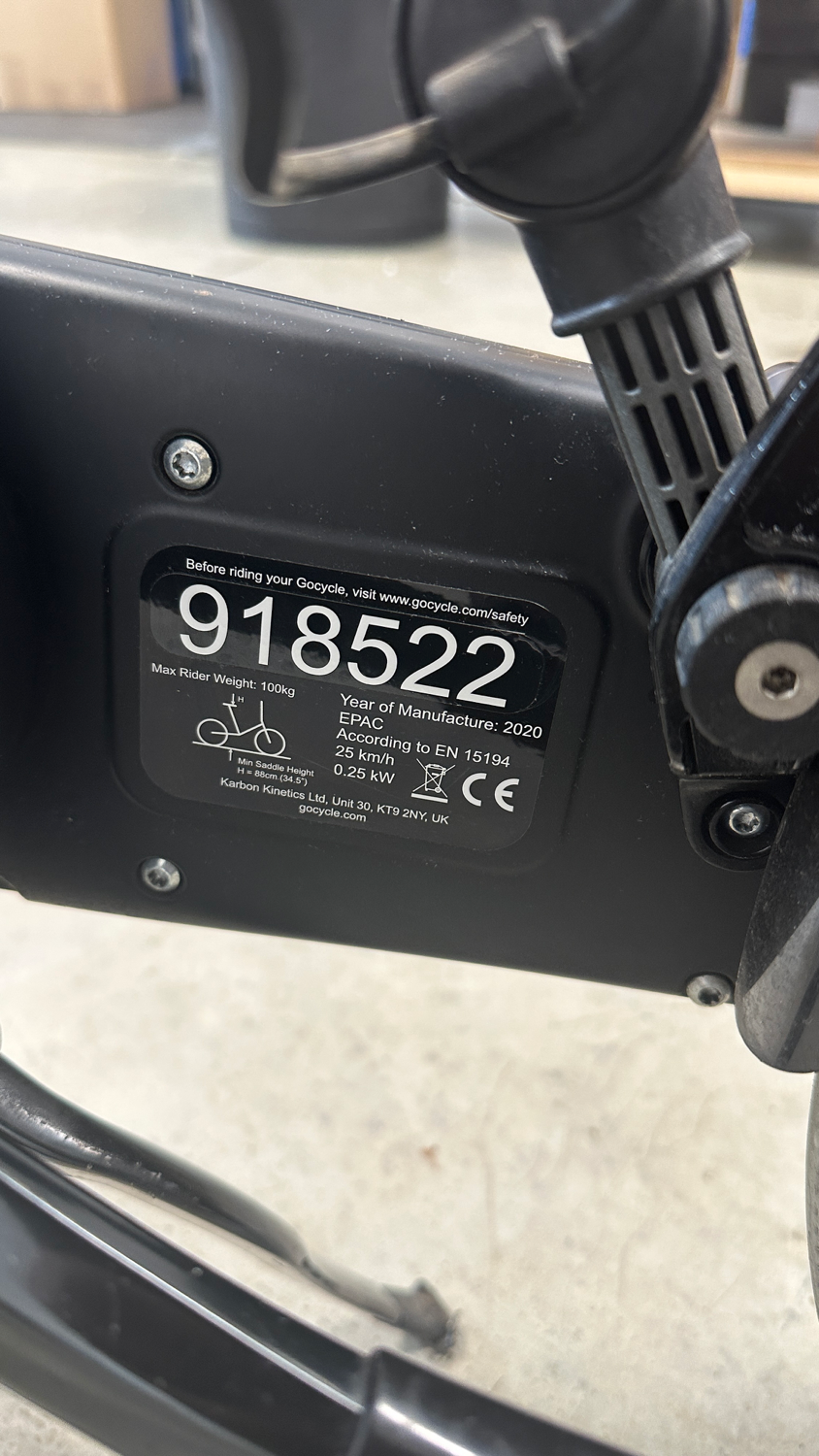Gocycle GX Folding Electric 2022
