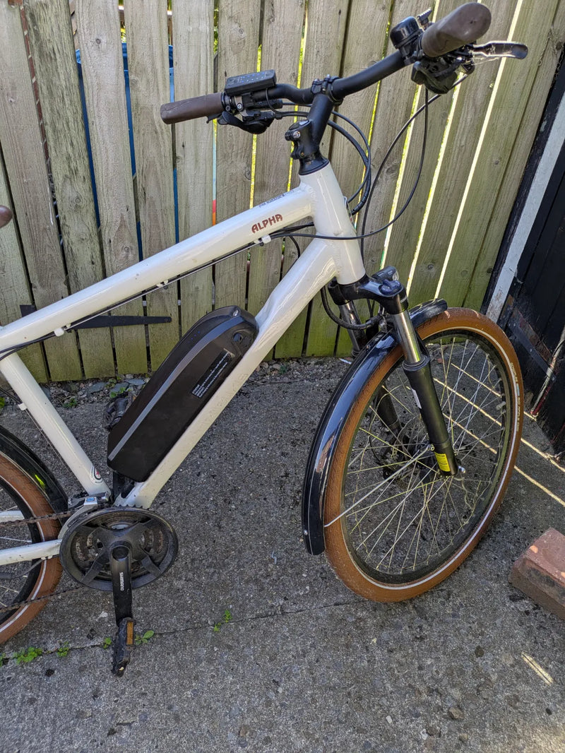 Batribike Alpha Hybrid white shadow 48cm 2020
