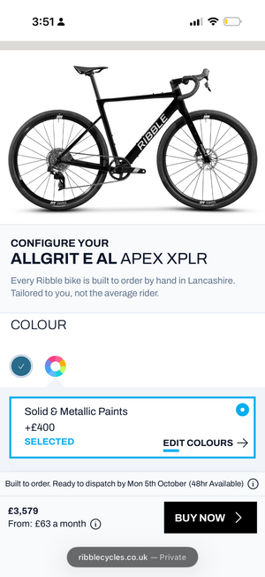 Ribble Algrit AL E Apex 2026
