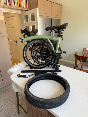 Brompton Electric C-line 6 speed H6L Matcha Green