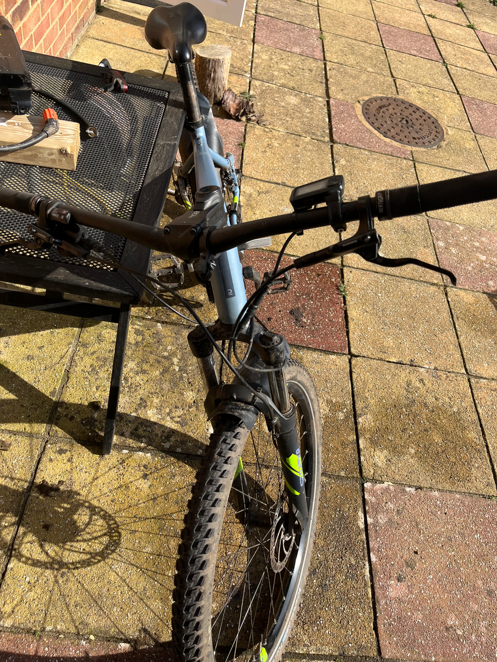 Rockrider 27.5" Hardtail Electric Mountain Bike E-ST100 2023