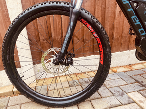 Carrera Vengeance-E Carrera Vengeance E Mens/Boys Electric Mountain Bike Microshift 2.1 - M Frame