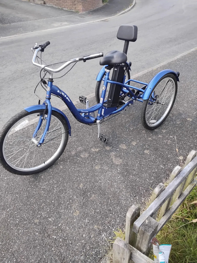 Jorvik JMT13 Folding Trike () 250W, Dual Samsung Batteries 2024