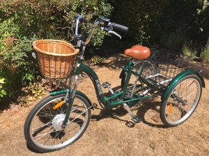Jorvik Jorvik Dutch Style 24” Folding Aluminium Electric Adult Tricycle (250W) 2019